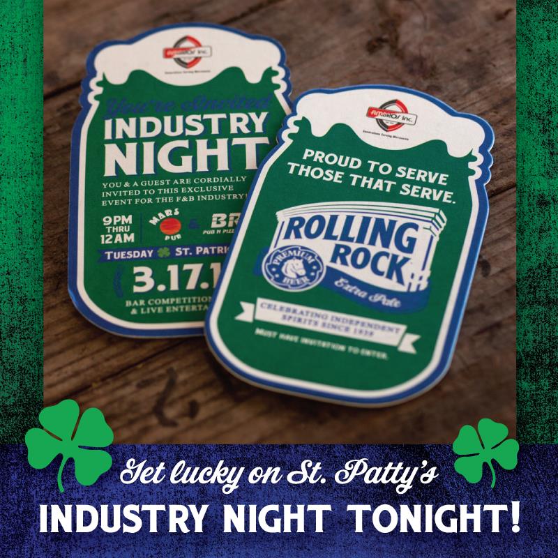 Rolling Rock presents Industry Night