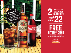 CIRCLE K BACARDI OAKHEART POST 1