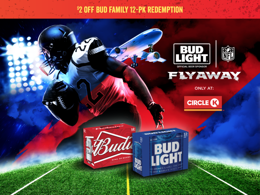 SUPER BOWL 51 12-PACK BUD FAMILY REDEMPTION POST